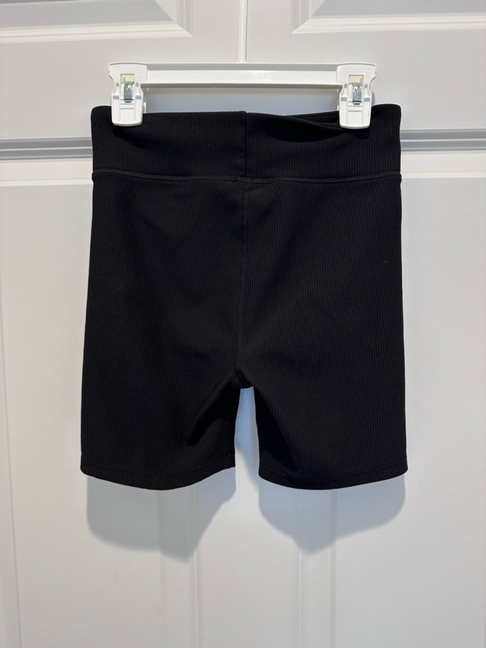 GAP Black Ribbed Bike Shorts